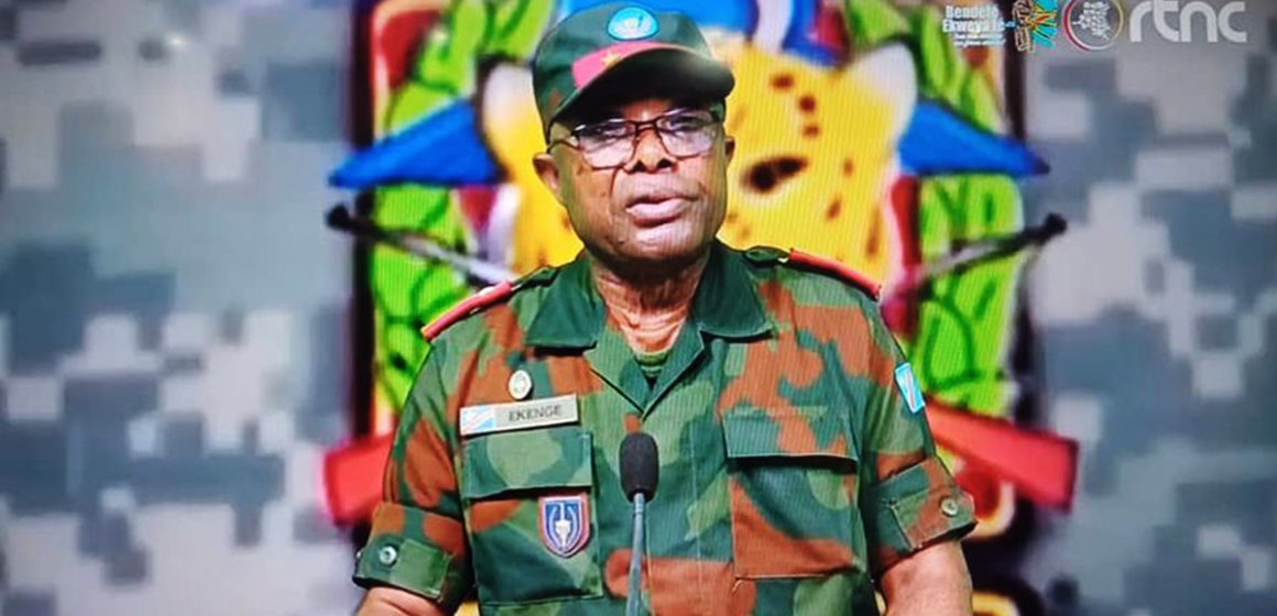 Général de Brigade Sylvain Ekenge porte-parole des FARDC