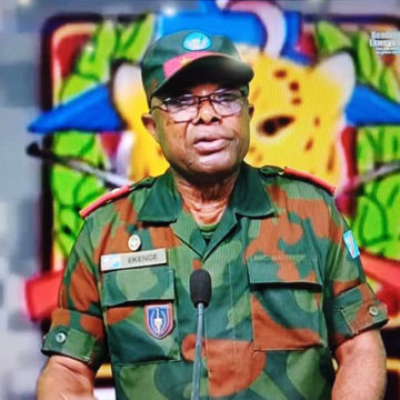 Général de Brigade Sylvain Ekenge porte-parole des FARDC