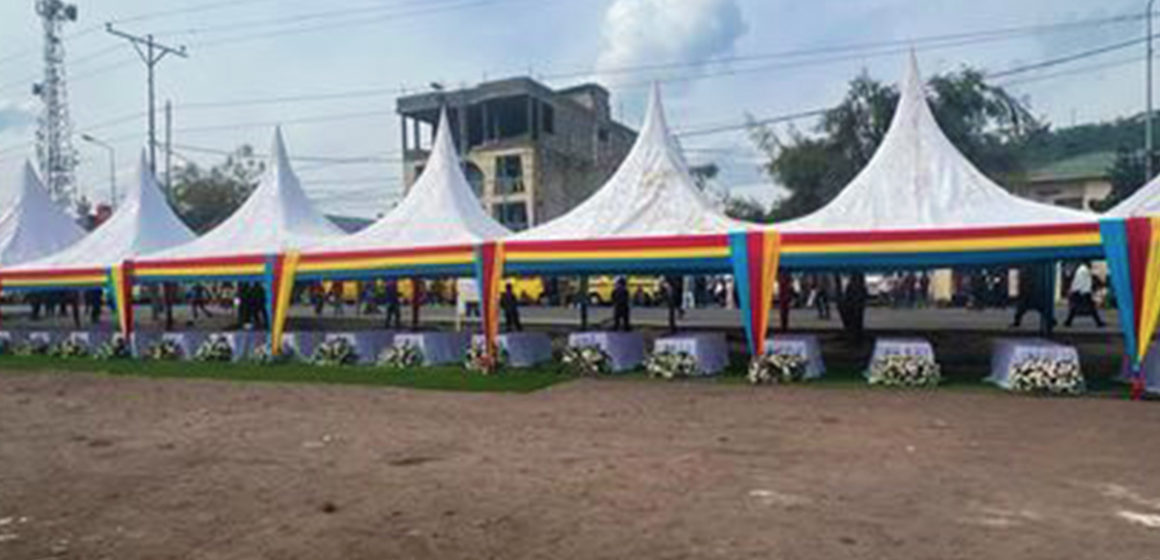 Hommage aux victimes du camp de Mugunga