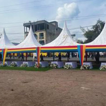 Hommage aux victimes du camp de Mugunga