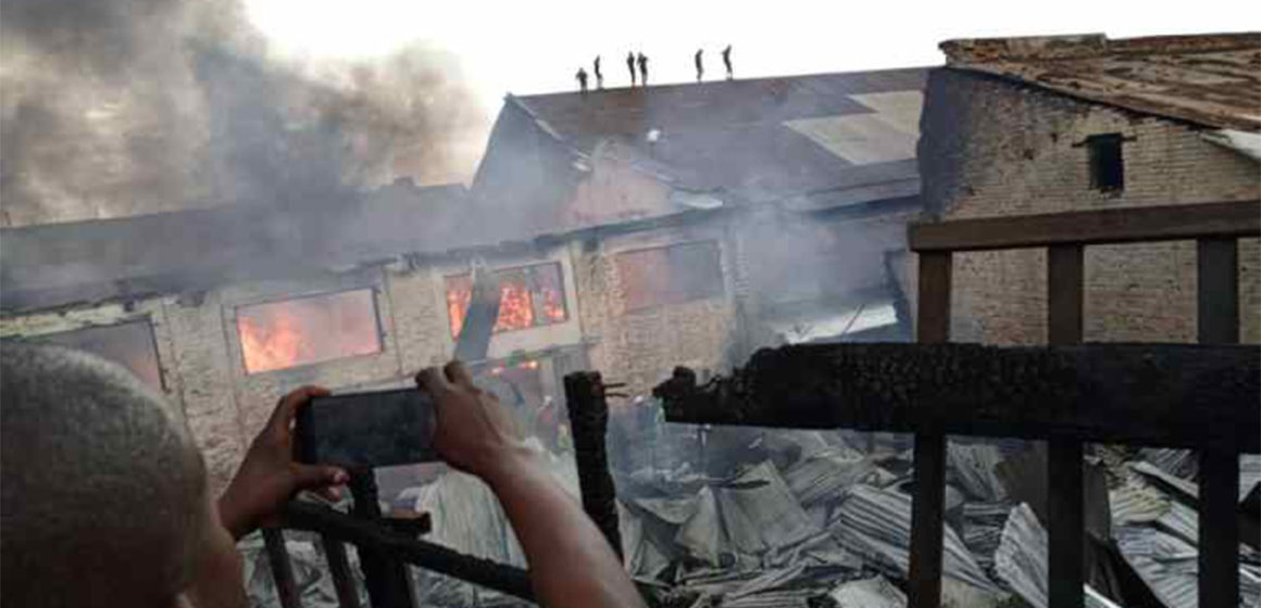 Incendie dans un dépôt du PAM à Bukavu