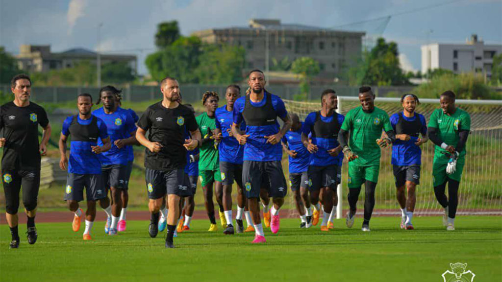 Léopards de la RDC en stage au Maroc