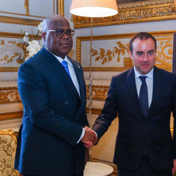 sébastien-lecornu-et-tshisekedi Sébastien Lecornu et Félix Tshisekedi