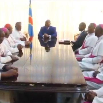 Les membres de la CENCO chez Félix Tshisekedi