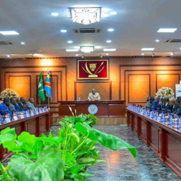 Le président Tshisekedi et les gouverneurs