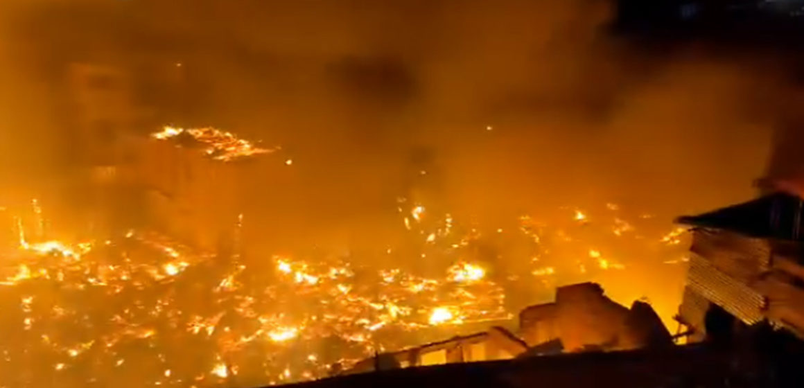 Incendie à Bukavu