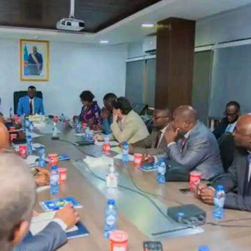 Le ministre Teddy Lwamba et les partenaires de la RDC