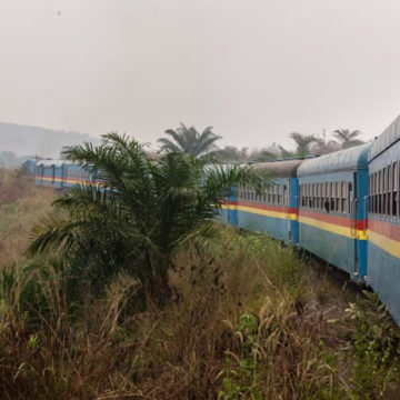 Un train en RDC