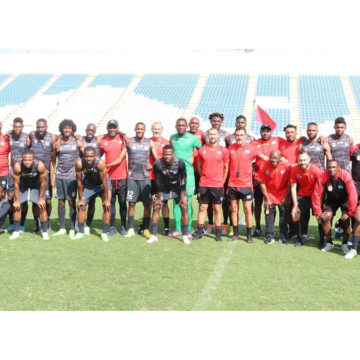 Les Léopards de la RDC et leur Staff technique