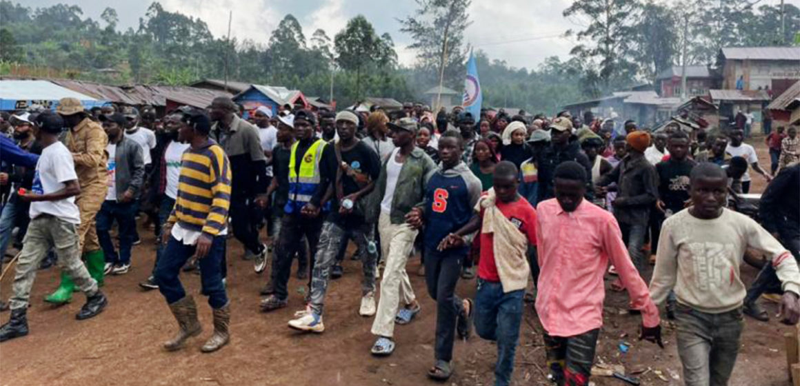 Manifestation contre la progression du M23 à Butembo