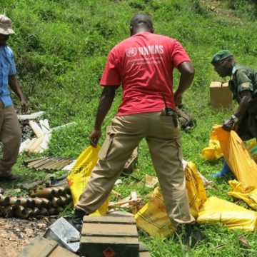 Déminage au Sud-Kivu par UNMAS