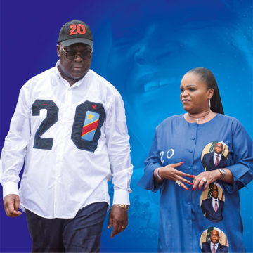 Carole agito et Félix Tshisekedi