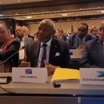 Vital Kamerhe à la réunion de l'APF à Montréal