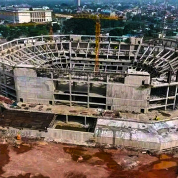 Vue aérienne Arena Kinshasa