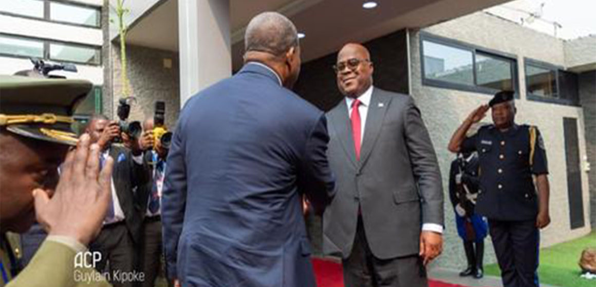 Le président Angolais Joao Lourenço à Kinshasa