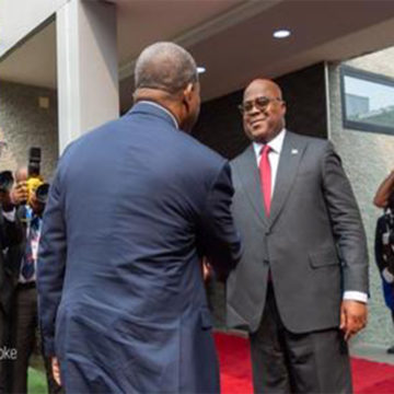 Le président Angolais Joao Lourenço à Kinshasa