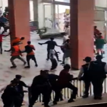 Palais du peuple vandalisé par l'UDPS