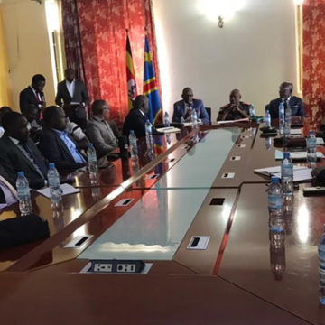 Travaux de reconstitution des frontières RDC-Ouganda