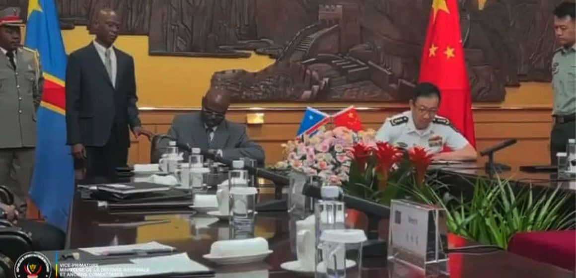 accord-militaire-rdc-chine Signature d'un accord de partenariat militaire RDC-Chine