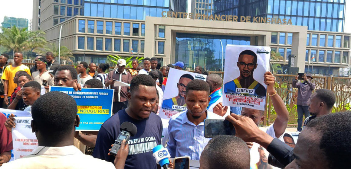 Manifestaion de l'opposition contre les arrestations politiques