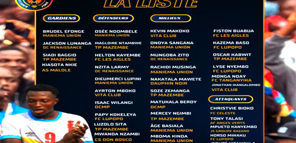 CHAN 2025 Léopards présélectionnés