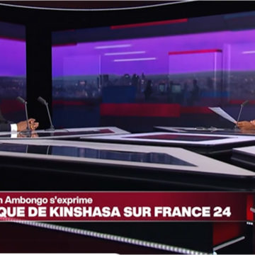 Le Cardinal Fridolin Ambongo sur France 24