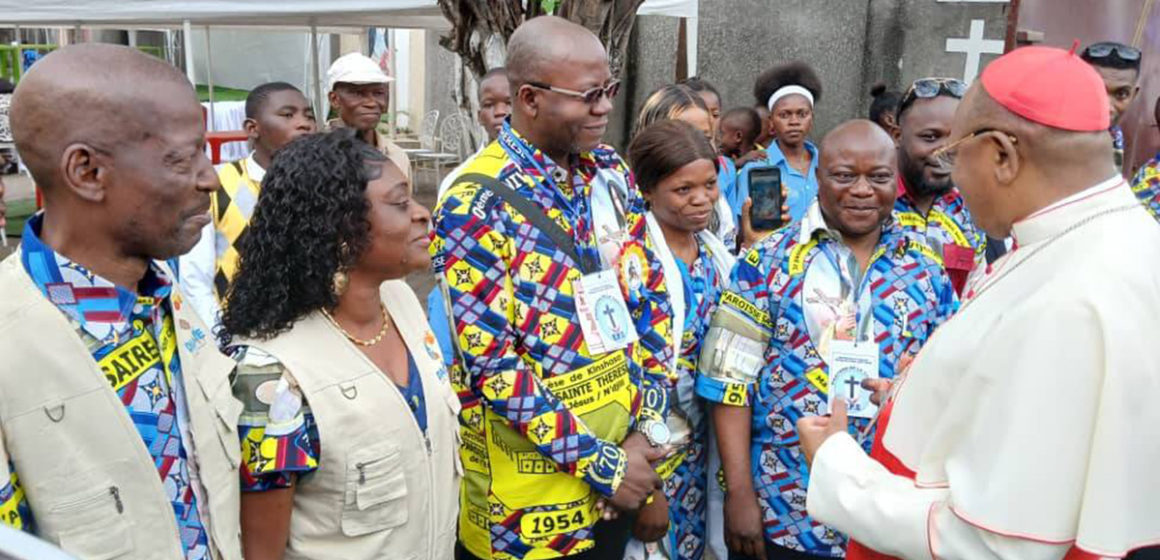 Cardinal-Ambongo-a-Ndjili Le Cardinal Ambongo à la paroisse Sainte Thérèse de Ndjili