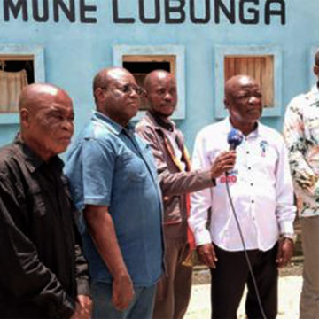 Clément Tshimpanga et délégation Snel à Kisangani