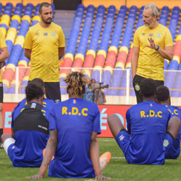 Léopards et Sébastien Desabre à Kinshasa