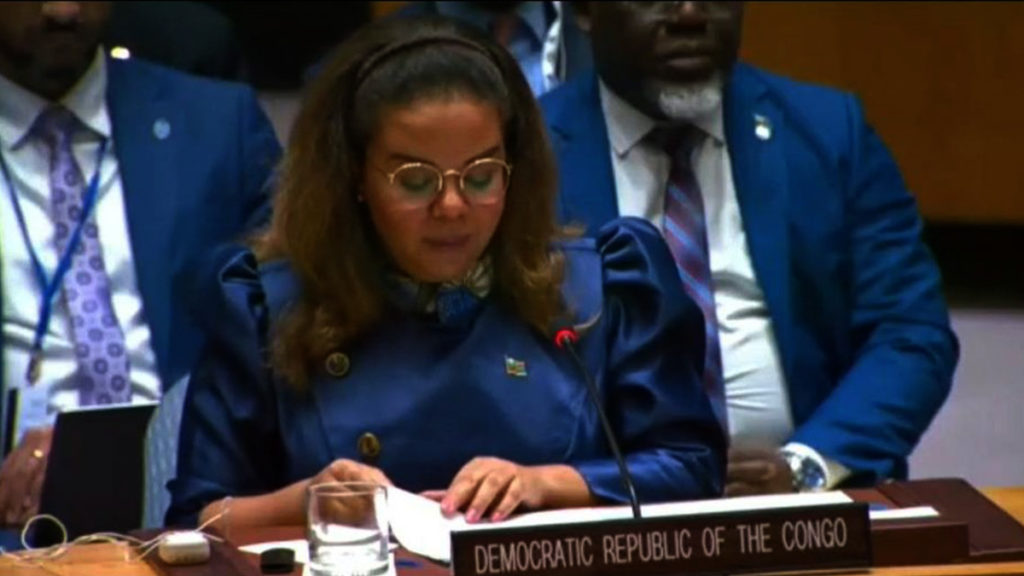 Thérèse Kayikwamba au conseil de sécurité de l'onu