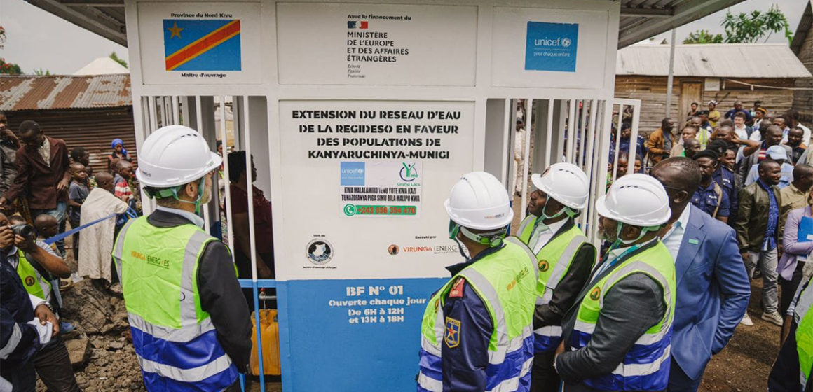 Extension de la distribution d'eau à Goma