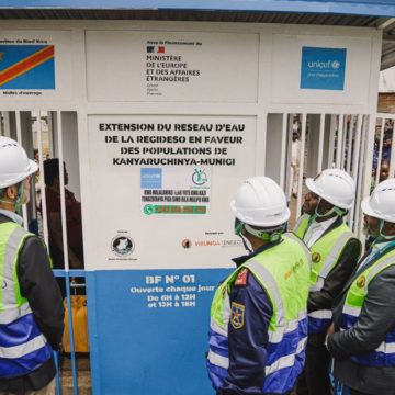 Extension de la distribution d'eau à Goma