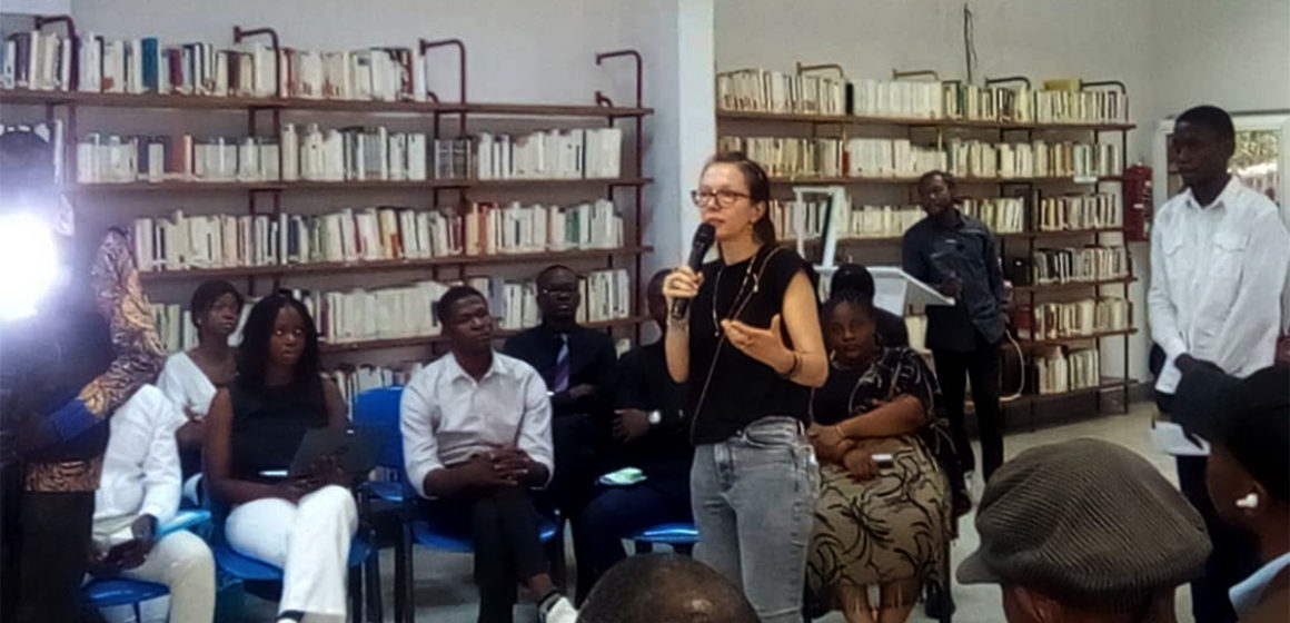 Aliette Griz à Kinshasa