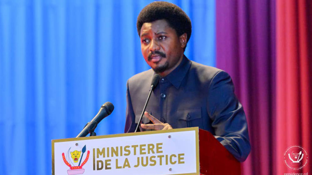 Constant Mutamba, ministre de la Justice