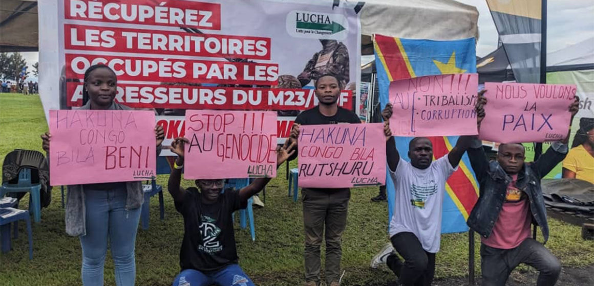 Lucha au festival amani