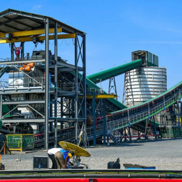 Usine de production de zinc de Kipushi