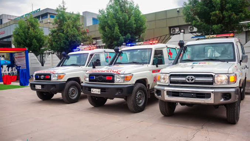 Véhicules pour institutions médicales